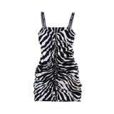 Dolce and Gabbana 'Zebra' Mini Dress - Women's 42