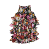 Dolce & Gabbana Tiered Floral Dress - Women's S
