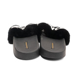 Dolce & Gabbana Fur Logo Slides - Women's 40