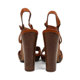 Christian Dior Leather Ankle Strap Heels - Women's 37
