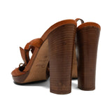 Christian Dior Leather Ankle Strap Heels - Women's 37