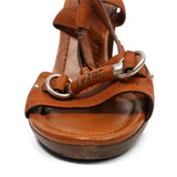 Christian Dior Leather Ankle Strap Heels - Women's 37
