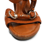 Christian Dior Leather Ankle Strap Heels - Women's 37