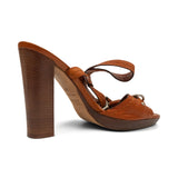 Christian Dior Leather Ankle Strap Heels - Women's 37