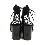 Manolo Blahnik 'Attal' Block Heel Sandals - Women's 38.5