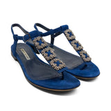 Manolo Blahnik 'Ottolina' Flat Sandals - Women's 37