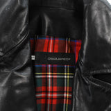 Dsquared2 Wool Leather Coat - Women's 42