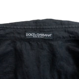 Dolce & Gabbana Black Mesh Shirt - Men's 44