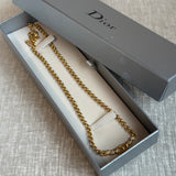 Christian Dior 'CD Rhinestone-Embellished' Necklace