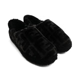 Fendi 'FF Monogram' Zucca Slippers - Men's 7