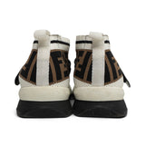 Fendi 'Rockotto FF Logo' Knit Sneakers - Women's 36.5