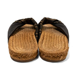 Fendi 'Satin FF Twist' Espadrille Slides - Women's 39
