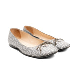 Fendi 'Zucca' Ballet Flats - Women's 37