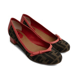 Fendi 'FF' Zucca Heels - Women's 36