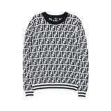 Fendi 'FF' Monogram Sweater - Women's M
