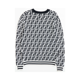 Fendi 'FF' Monogram Sweater - Women's M