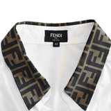 Fendi 'Zucca' Button-Down Shirt - Men's 43