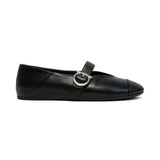 Salvatore Ferragamo 'Nena Leather Mary-Jane Ballet Flats' - Women's 5.5