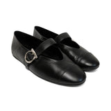Salvatore Ferragamo 'Nena Leather Mary-Jane Ballet Flats' - Women's 5.5