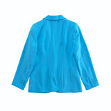 Frame Sky Blue Blazer - Women's 6