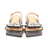 Ganni 'Black Butterfly Strass' Heeled Sandals - Women's 38