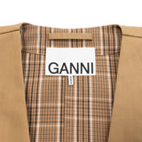 Ganni Tan Kimono Jacket - Women's S