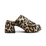 Ganni Leopard Sandals - Women's 37