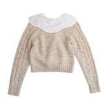 Ganni Poplin Collar Cardigan - Women's S