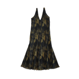 Ganni Pleated Midi Dress - Women's 36