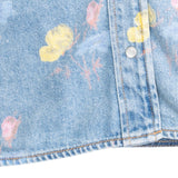 Ganni Puff-Sleeve Denim Shirt - Women's 40