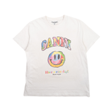 Ganni 'Rainbow Smiley' T-Shirt - Women's S
