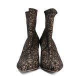 Gianvito Rossi Knit Sock Boots - Women's 39.5