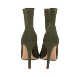 Gianvito Rossi Peeptoe Sock Boots - Women's 40