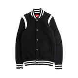Givenchy Black and White Varsity Bomber Jacket - Women's XS