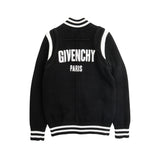 Givenchy Black and White Varsity Bomber Jacket - Women's XS