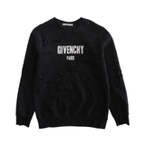 Givenchy Distressed Logo Sweatshirt - Men's M