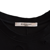 Givenchy Distressed Logo Sweatshirt - Men's M