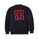 Givenchy '4G Logo' Knit Sweater - Men's XS