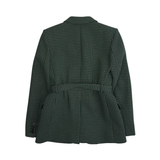 Givenchy Green Plaid Blazer - Women's 40