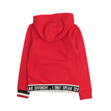 Givenchy Red Logo Band Hoodie - Kid's 10