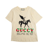Gucci 'Winged Jockey' Graphic Shirt - Men's XL