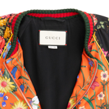 Gucci 'Loved Panther' Floral Bomber Jacket - Women's 40