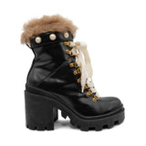 Gucci 'Magnum Pearl' Combat Boots - Women's 38