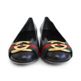 Gucci 'GG Racing Stripe' Flats - Women's 36.5