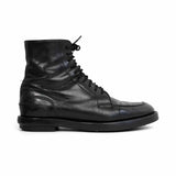Gucci Leather Combat Boots - Men's 9.5