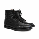 Gucci Leather Combat Boots - Men's 9.5