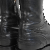 Gucci Leather Combat Boots - Men's 9.5