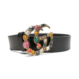 Gucci 'Crystal GG' Belt - 85