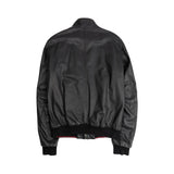Gucci Leather Bomber Jacket - Men's 52