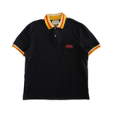 Gucci 'Logo Patch' Polo - Men's XL